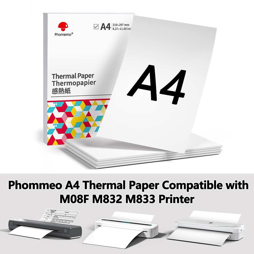 Commercial Printing Paper - Phomemo kertas Printer A4 kertas cetak