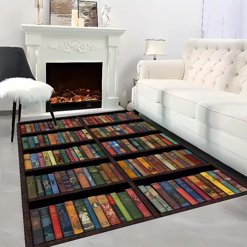 Commercial Book Printing Machines - Karpet Area Rak Buku untuk Dekorasi
