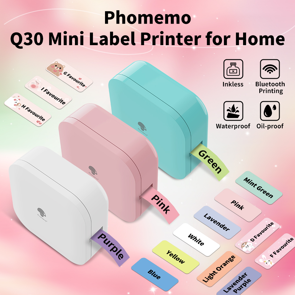 Commercial Printing Paper - Phomemo Q30 Printer Label Termal Nirkabel