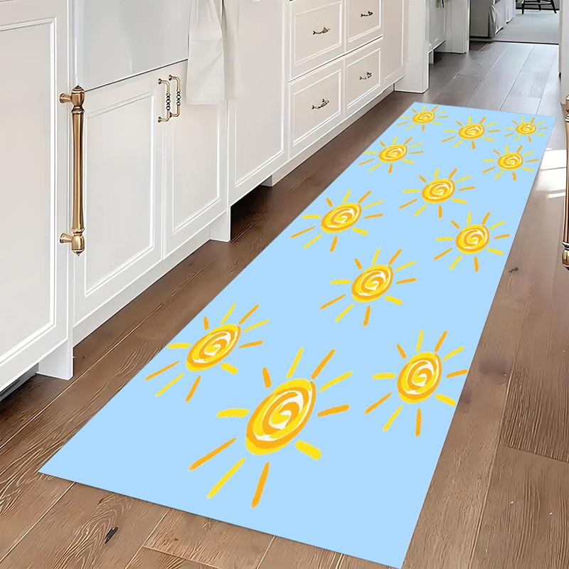 Hall Commercial Printing - Karpet Panjang Motif Matahari Gambar Tangan