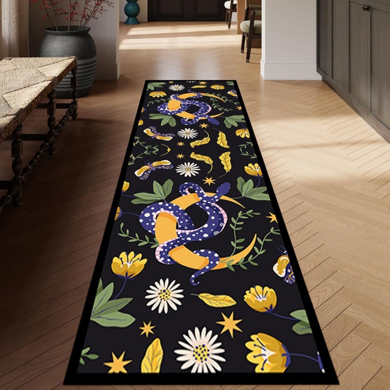 Hall Commercial Printing - Karpet Gothic Floral Snake Moon Runner