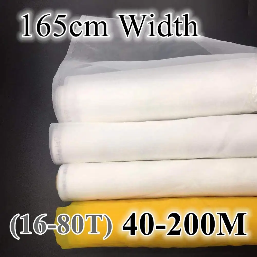 Commercial Fabric Printing - Putih Sutra Layar Pencetakan Mesh 60
