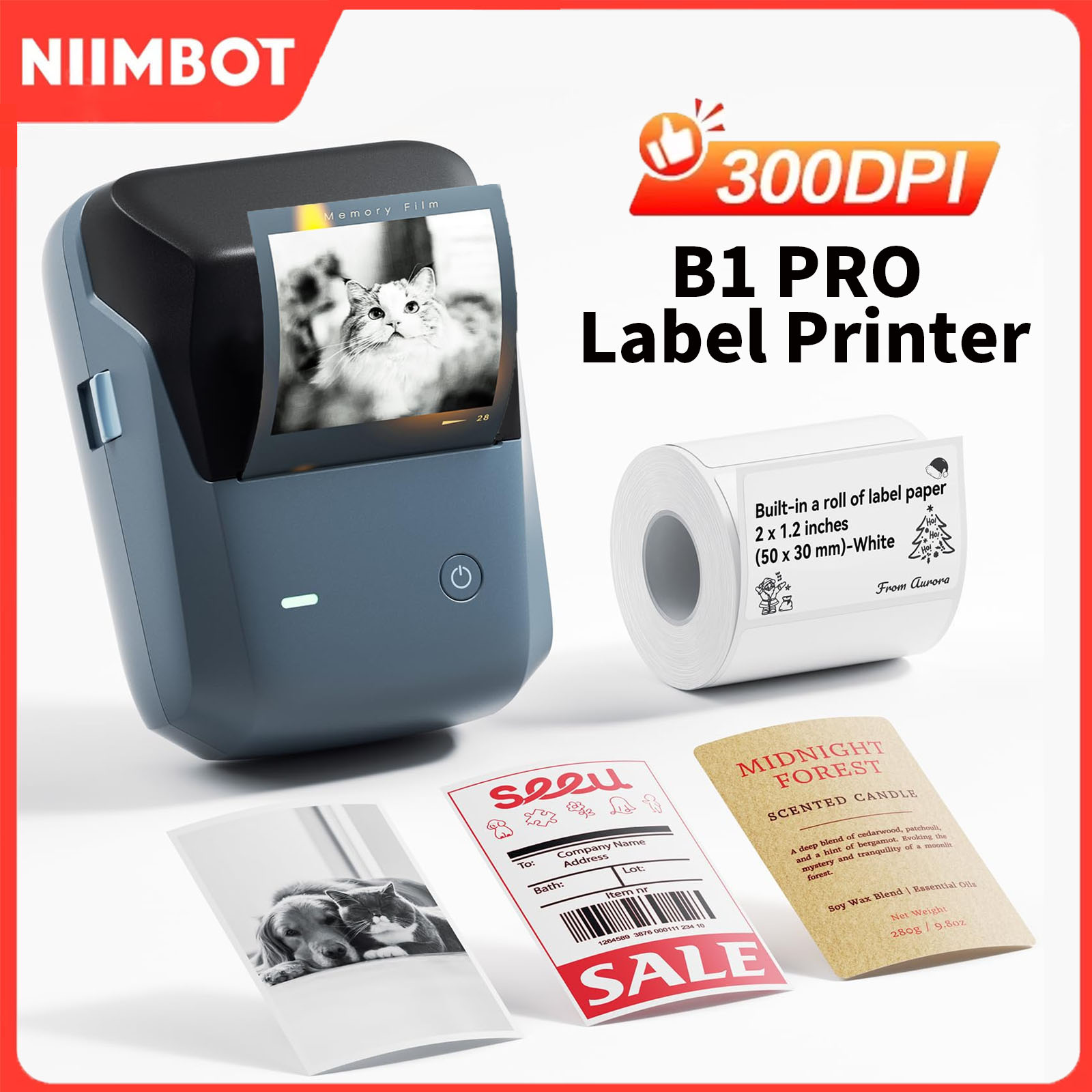 Niimbot B1/B1PRO Printer Label - Commercial Printing Dpi ulasan dan harga