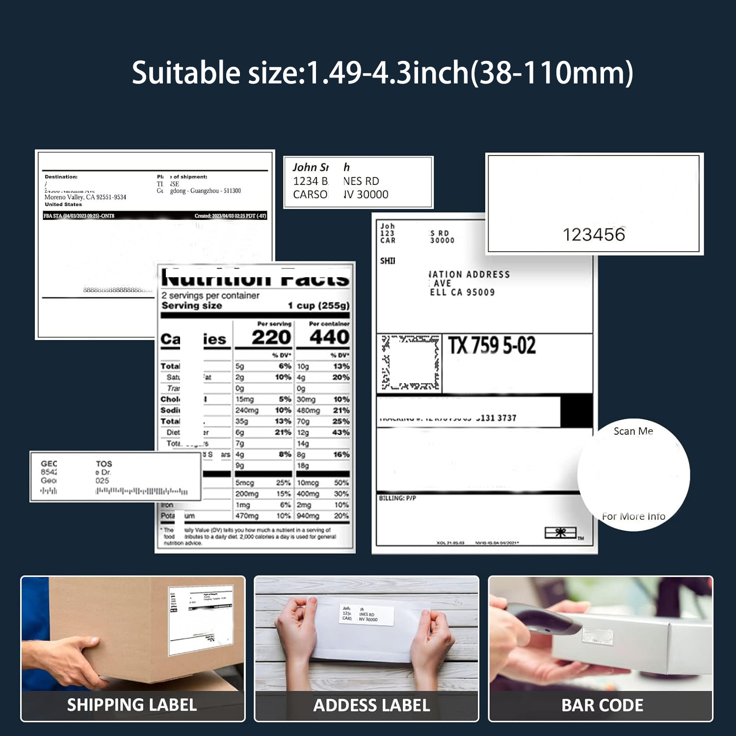 Printer Label Thermal Marklife - Commercial Printing Labels ulasan dan harga