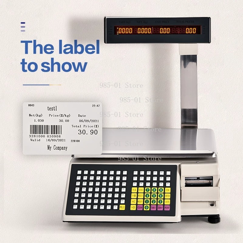 Timbangan Elektronik dengan Pe - Commercial Printing Labels ulasan dan harga