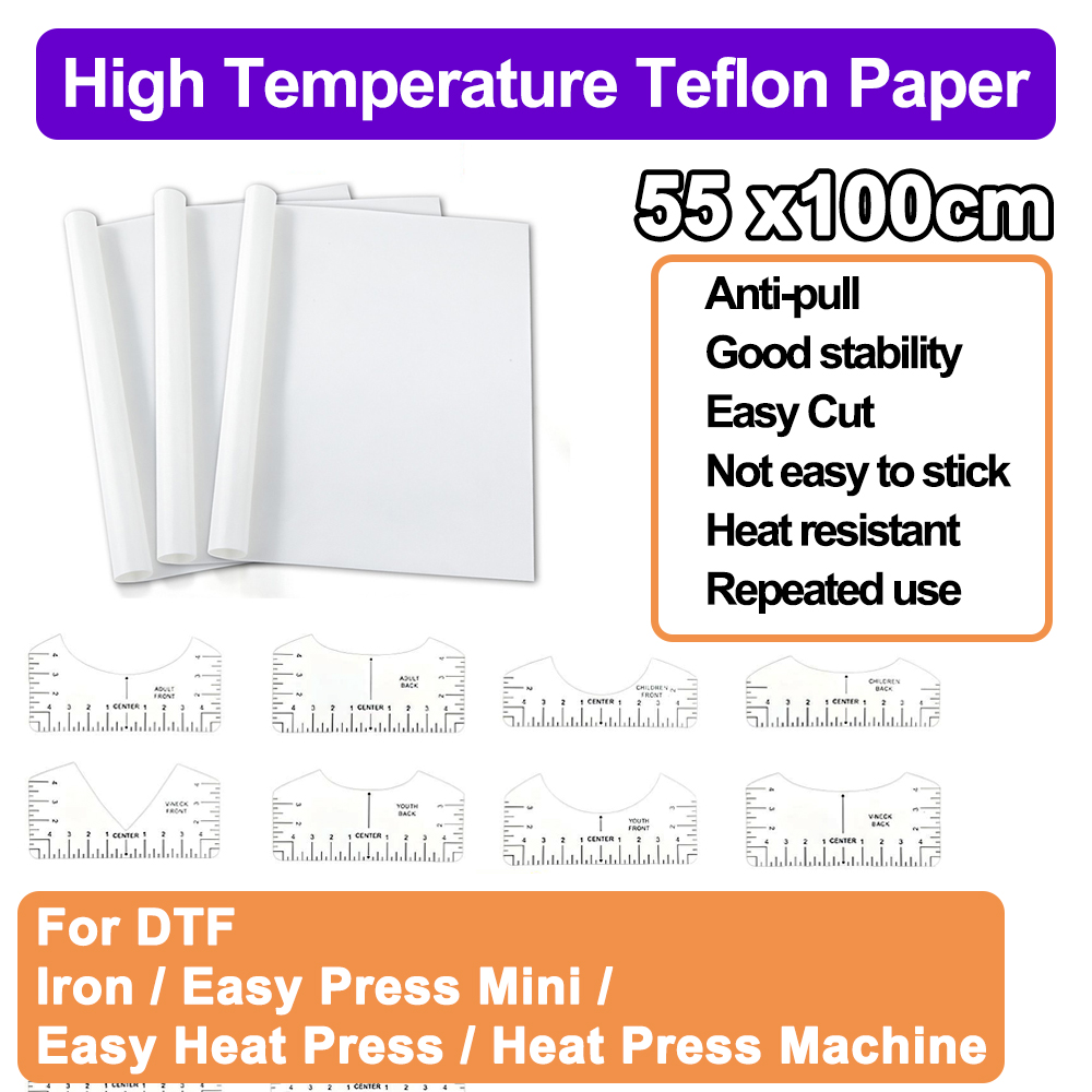 Teflonning kertas tahan suhu t - Heat Press Teflon Sheet ulasan dan harga