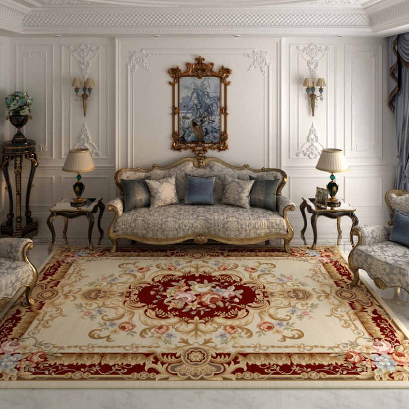 Karpet Cetak Bunga Persia Erop - Commercial Fabric Printing ulasan dan harga