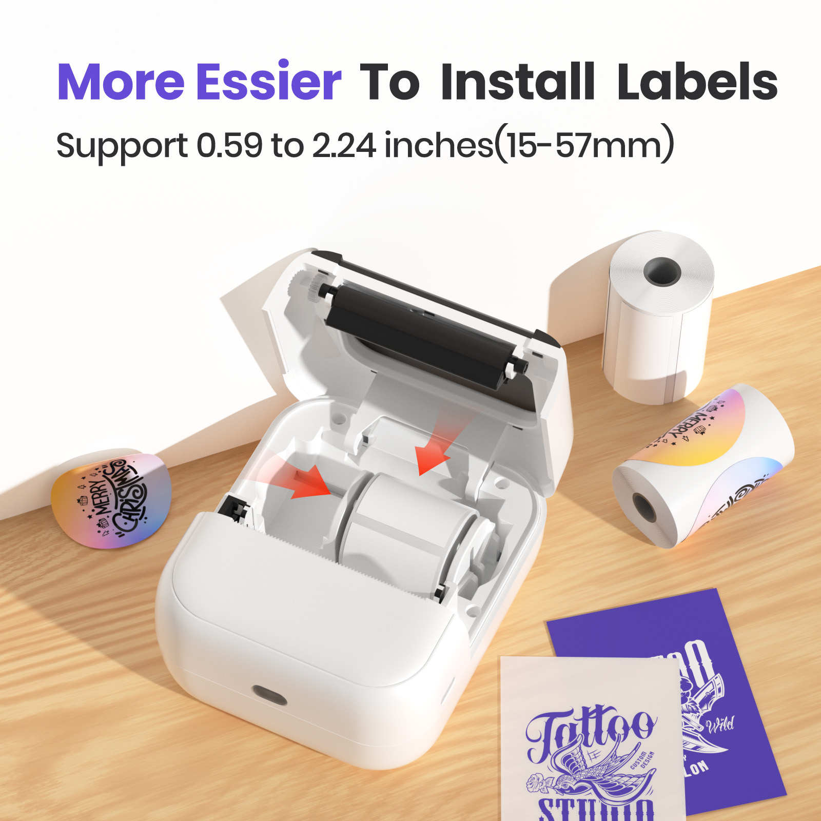 Mesin Printer Tato Mini Nirkab - Commercial Book Printing Machines ulasan dan harga