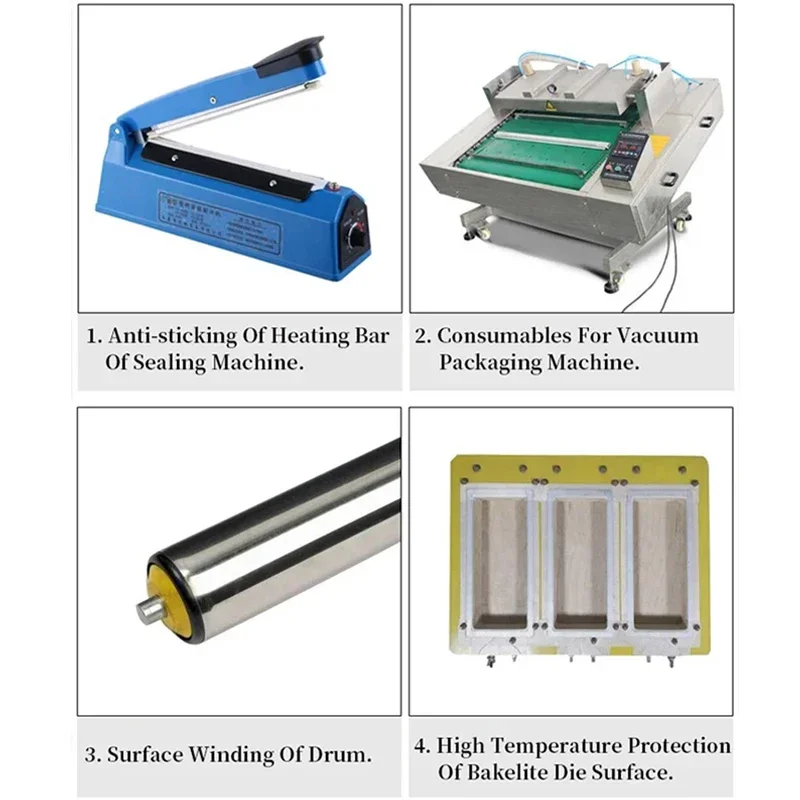 10M 0.13/0.18Mm Pita Tahan Suh - Heat Press Teflon Sheet ulasan dan harga