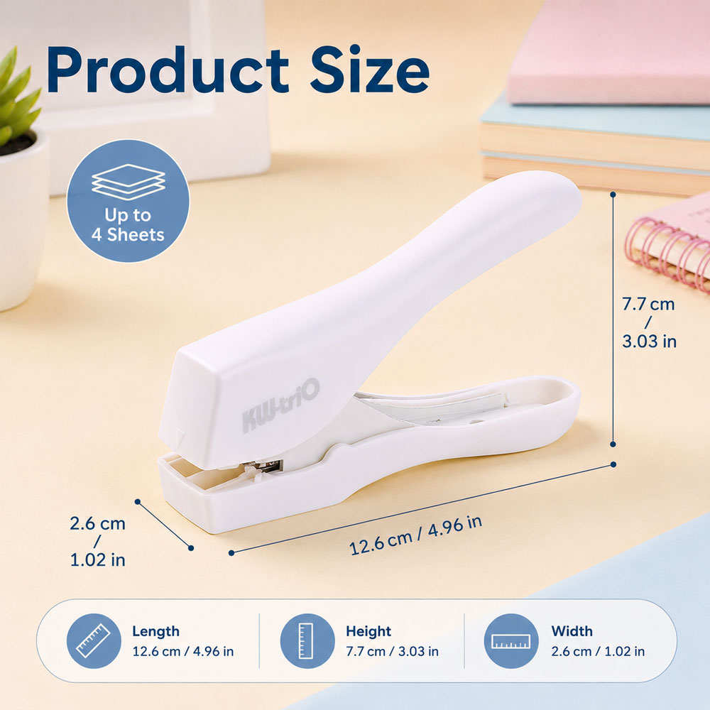 1 paket stapler tanpa jarum, a - Commercial Printing Paper ulasan dan harga