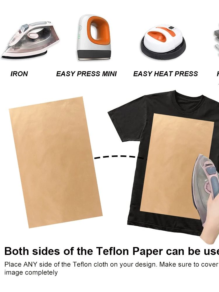 15 Buah Lembaran Teflon 40*60C - Heat Press Teflon Sheet ulasan dan harga