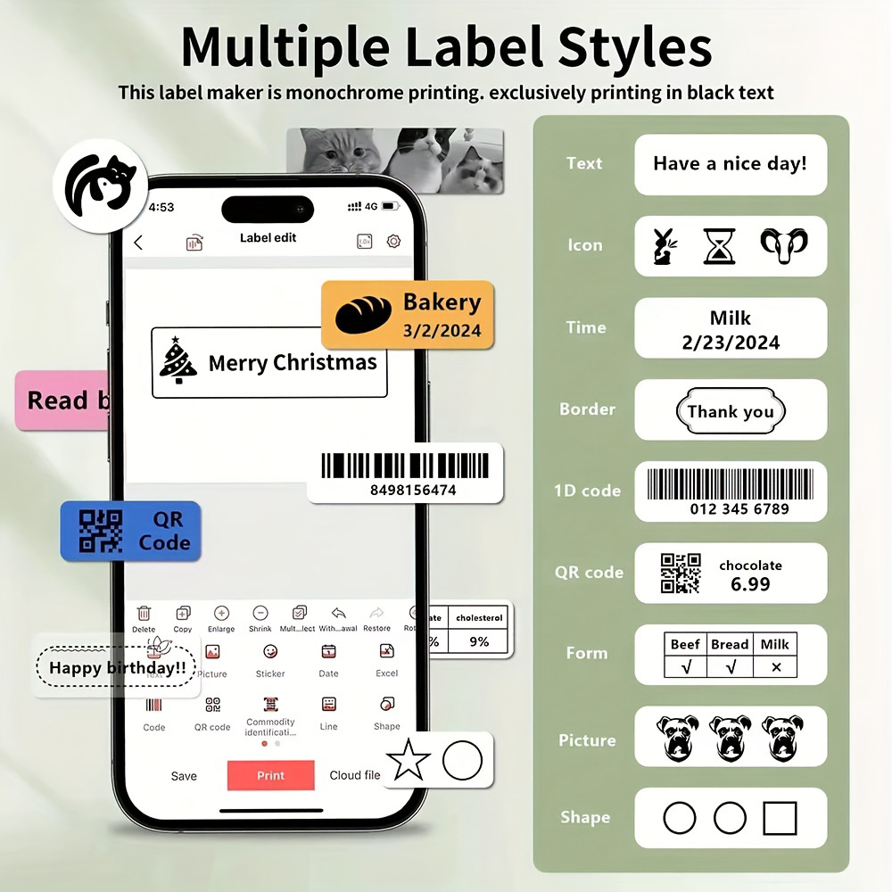 Marklife P15 Printer Label Pri - Commercial Printing Labels ulasan dan harga