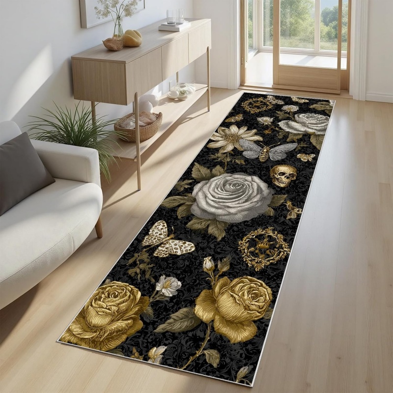 Karpet Pelari Bunga Iris Biru  - Hall Commercial Printing ulasan dan harga