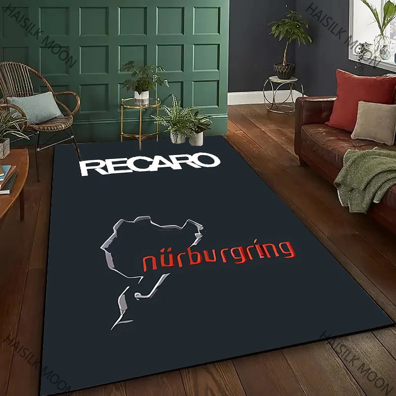 Karpet Cetak Pola Logo R-Recar - Commercial Printing Format ulasan dan harga