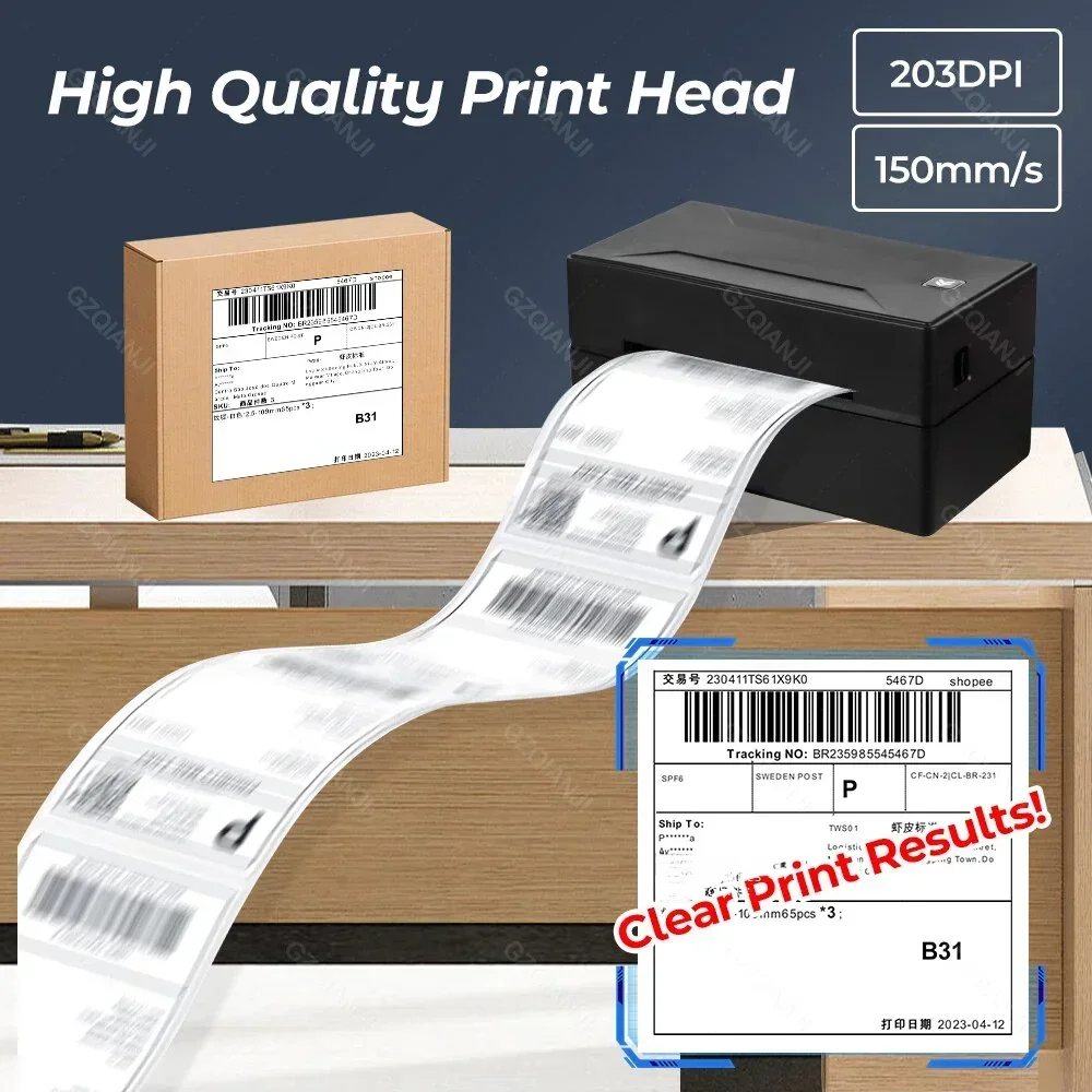 Printer Label Barcode Termal 4 - Commercial Printing Labels ulasan dan harga