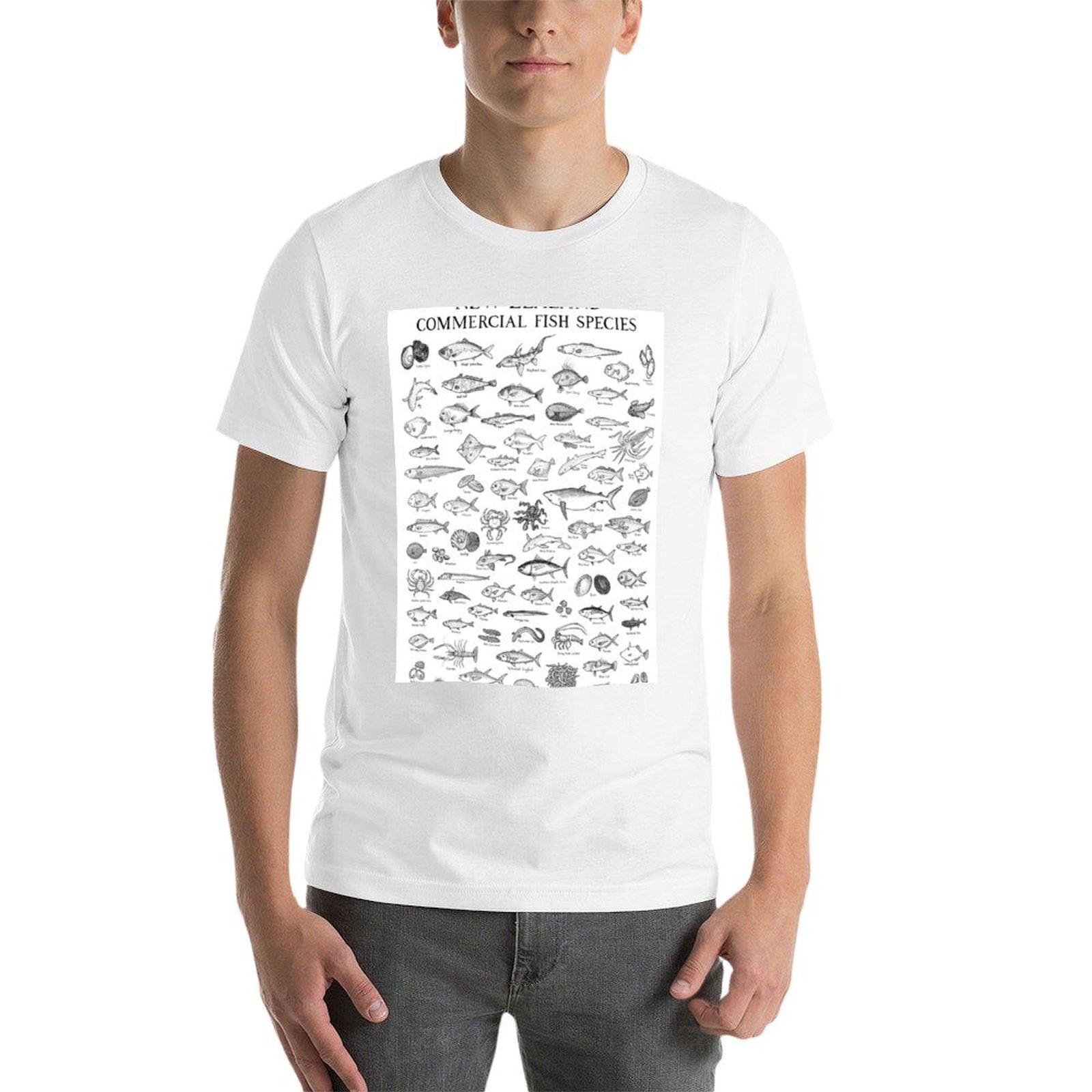 Kaos Spesies Ikan Komersial Se - Commercial Shirt Printing ulasan dan harga