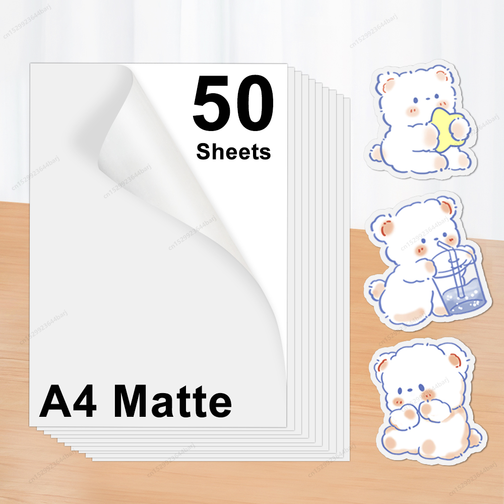 Stiker vinil meja cetak Matte  - Commercial Printing Paper ulasan dan harga