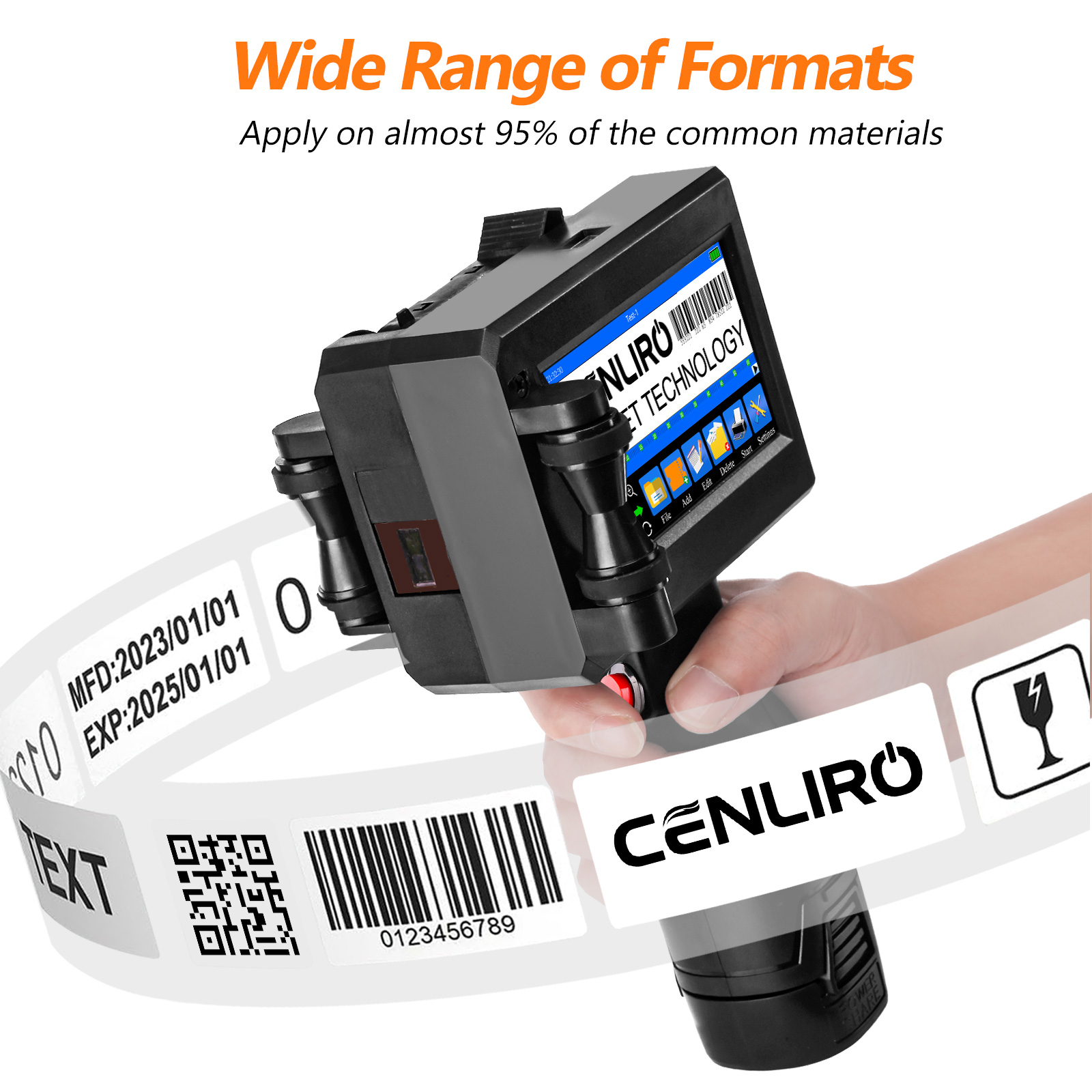 Cenliro CL20B 25.4mm TIJ Print - Commercial Book Printing Machines ulasan dan harga